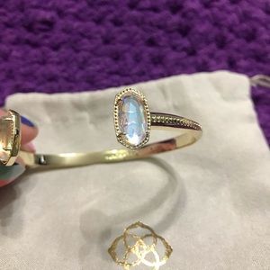 Dichroic Elton golf cuff bracelet